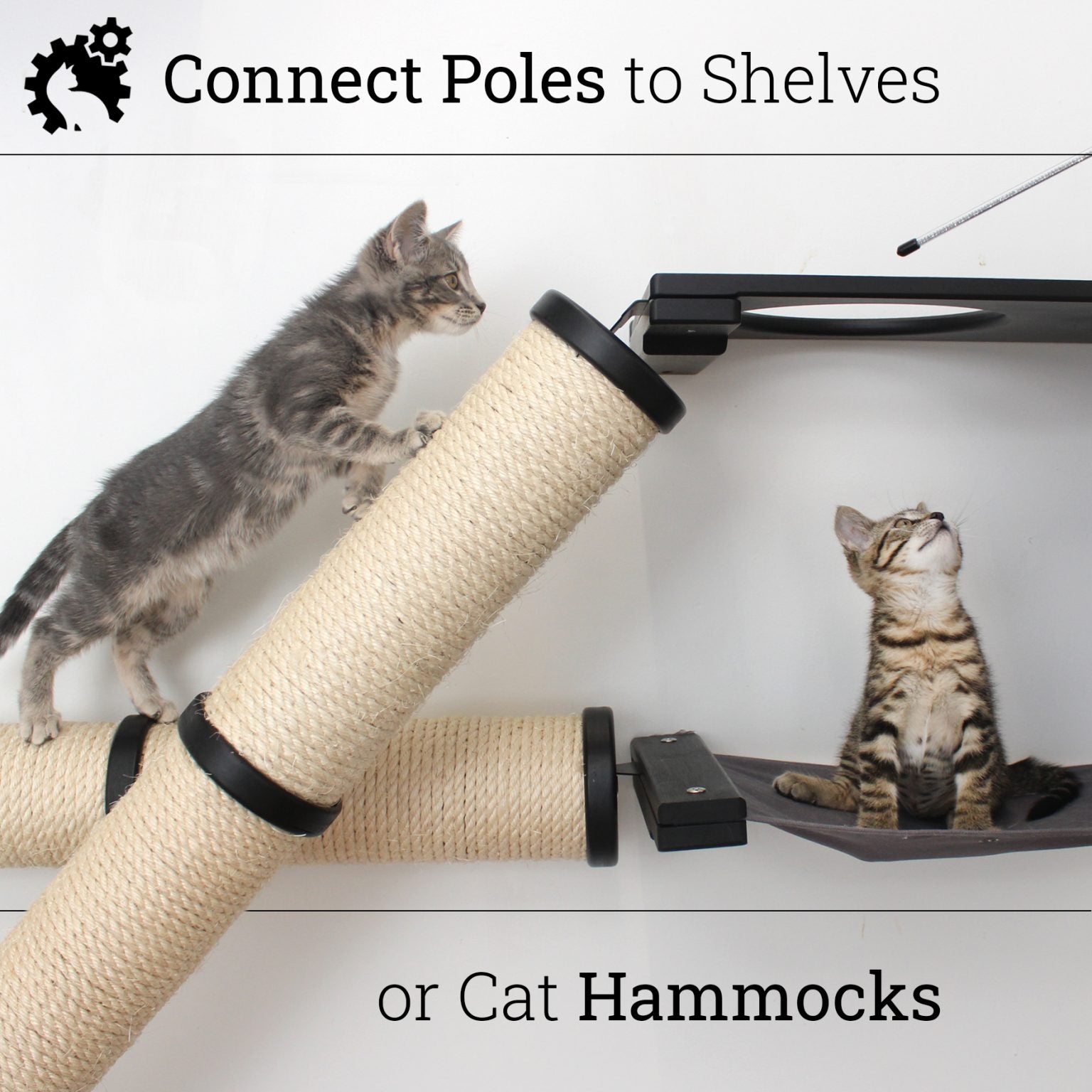 Angled scratching post best sale