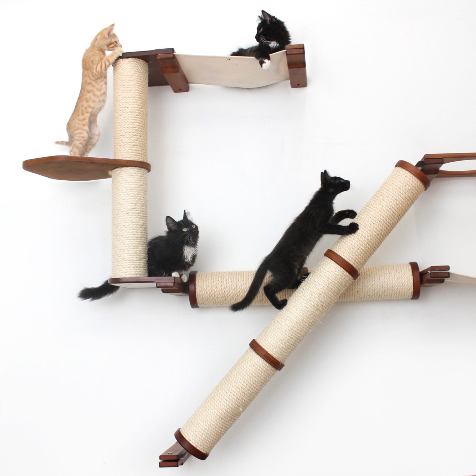 Horizontal cat tree best sale