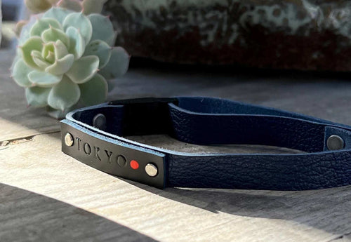 customized black pet collar